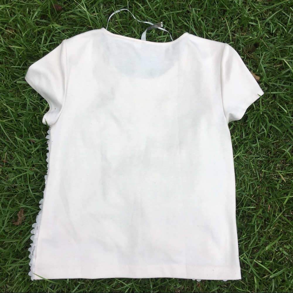 Cream Rosette Shirt - Picture 3 of 5