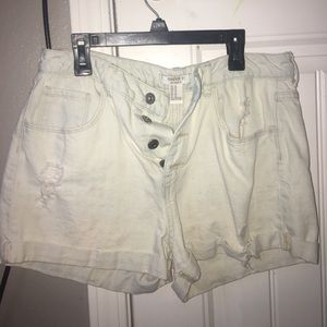 Light Washed Denim Shorts