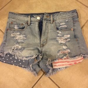 AE Stars and Stripes Hi-Rise Festival Shorts
