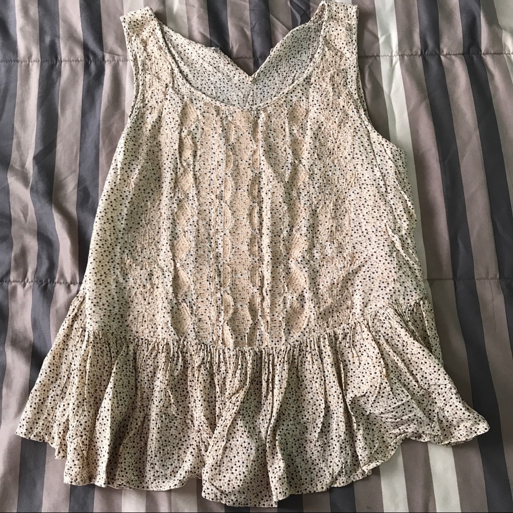 Cute embroidered tank