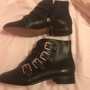 Rebecca Minkoff ankle boots.