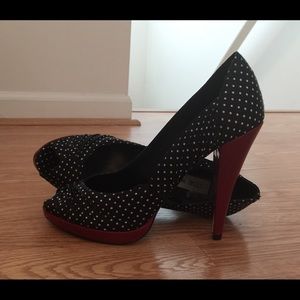 Steve Madden platform peep toe heels