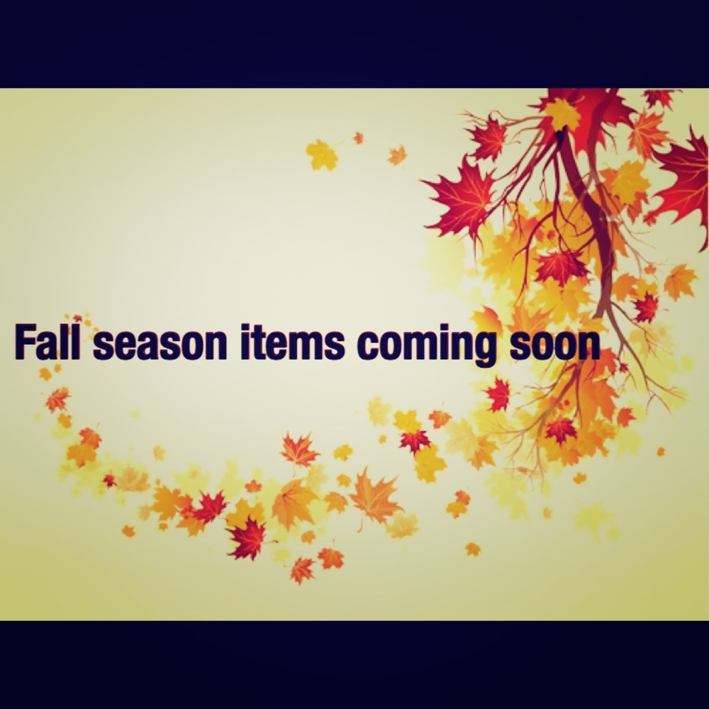 Clothes for the colder season coming soon.