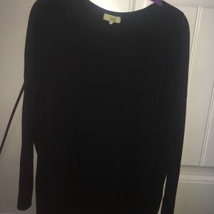 Black Piko Long Sleeve Shirt