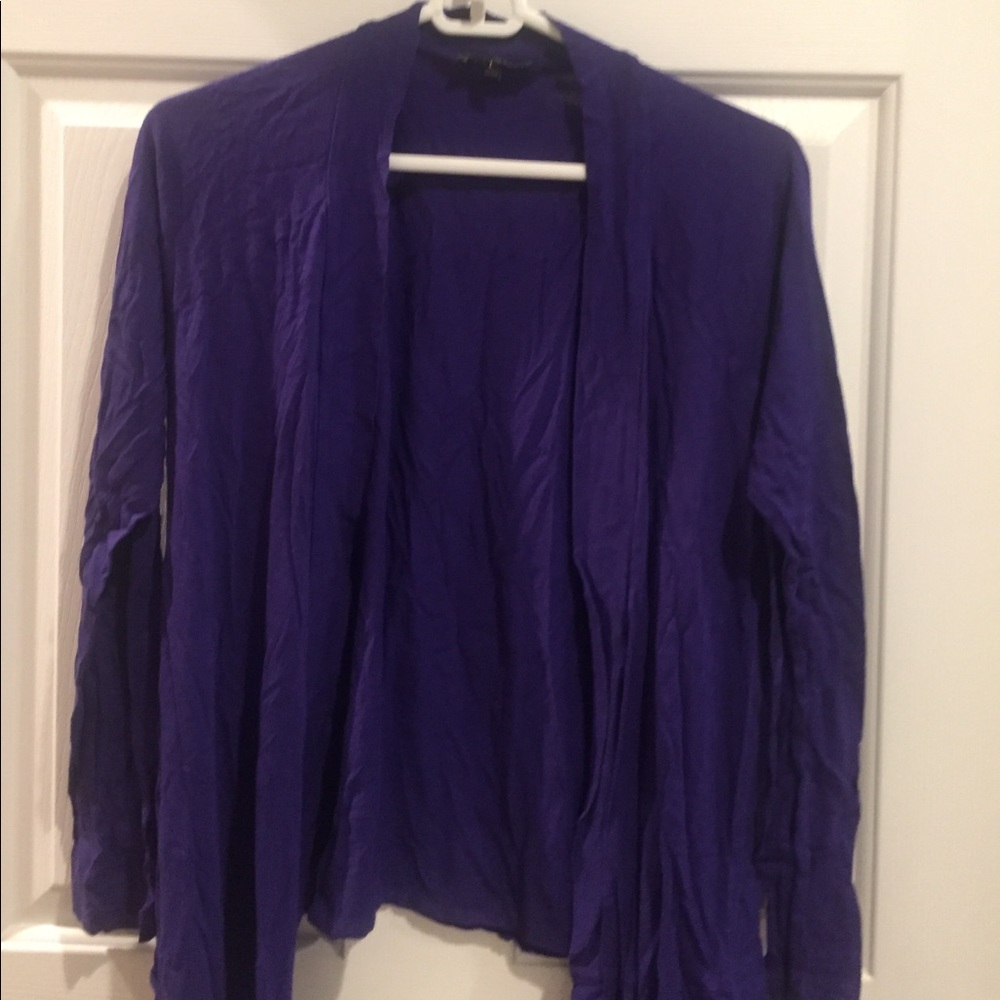 Purple express cardigan.