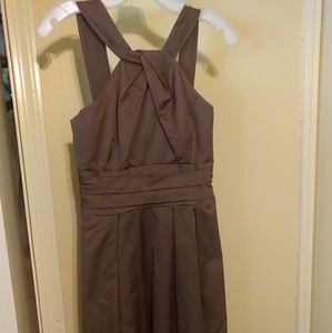 David's Bridal Knee Length Bridesmaid Dress