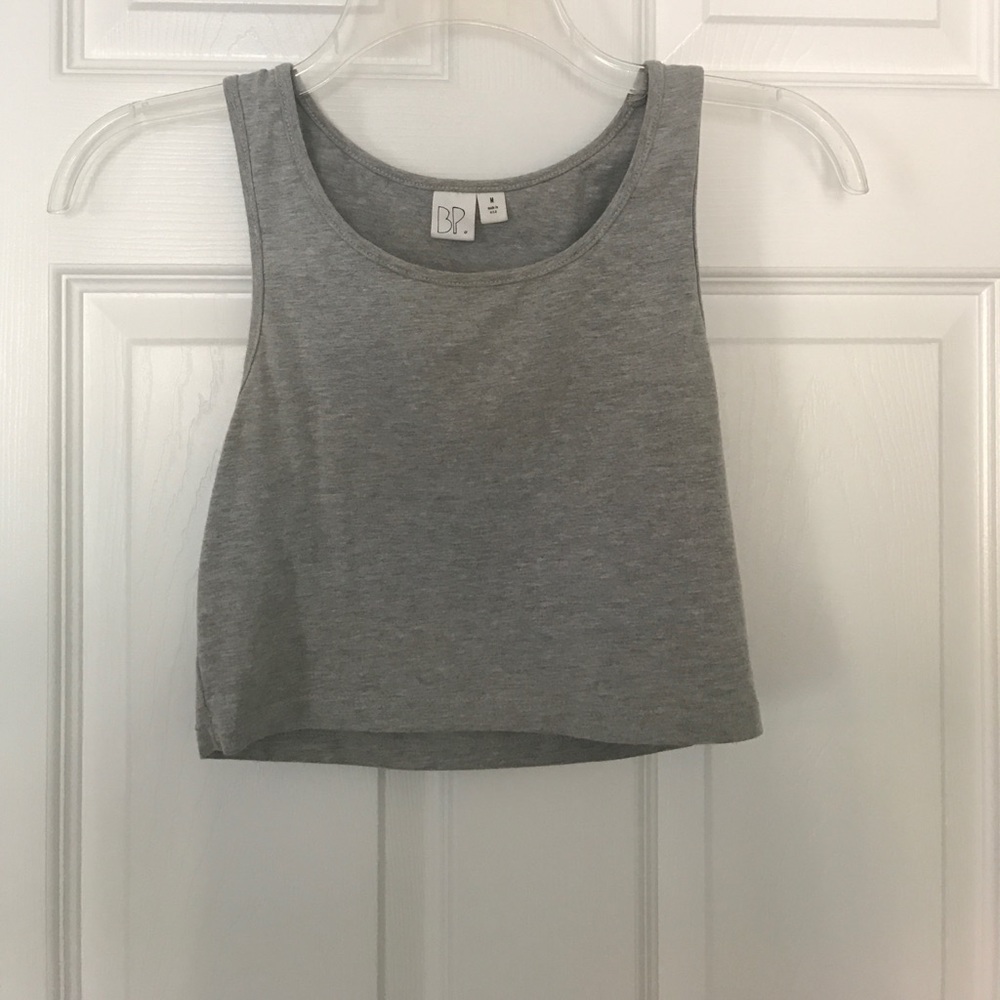 BP light grey crop top