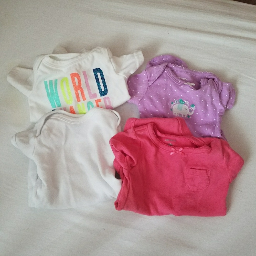 Newborn girl onesies