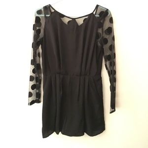 BCBGeneration black romper