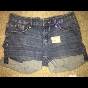 Blue jean shorts