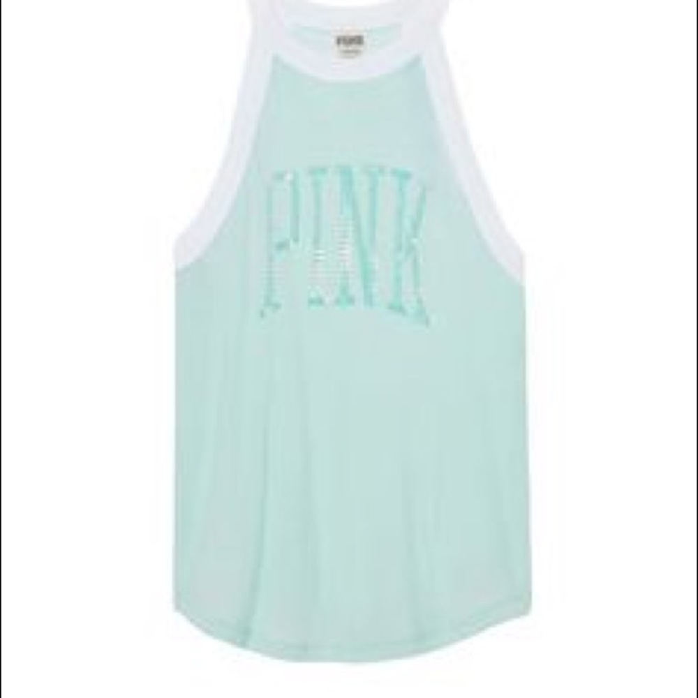 NWT Victoria's Secret Pink Bling Ringer Tank