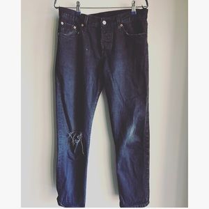 Black Levi's boyfriend Jeans