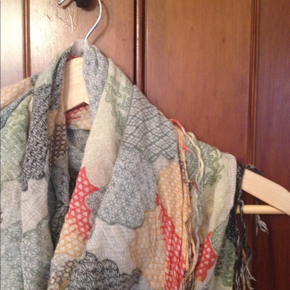 Multi-colored/multi patterned Triangle Scarf