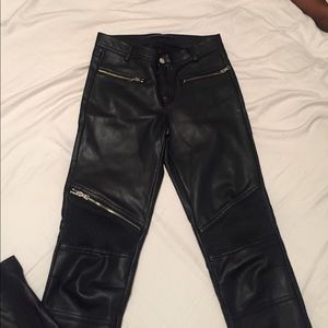 Zara Leather Pants