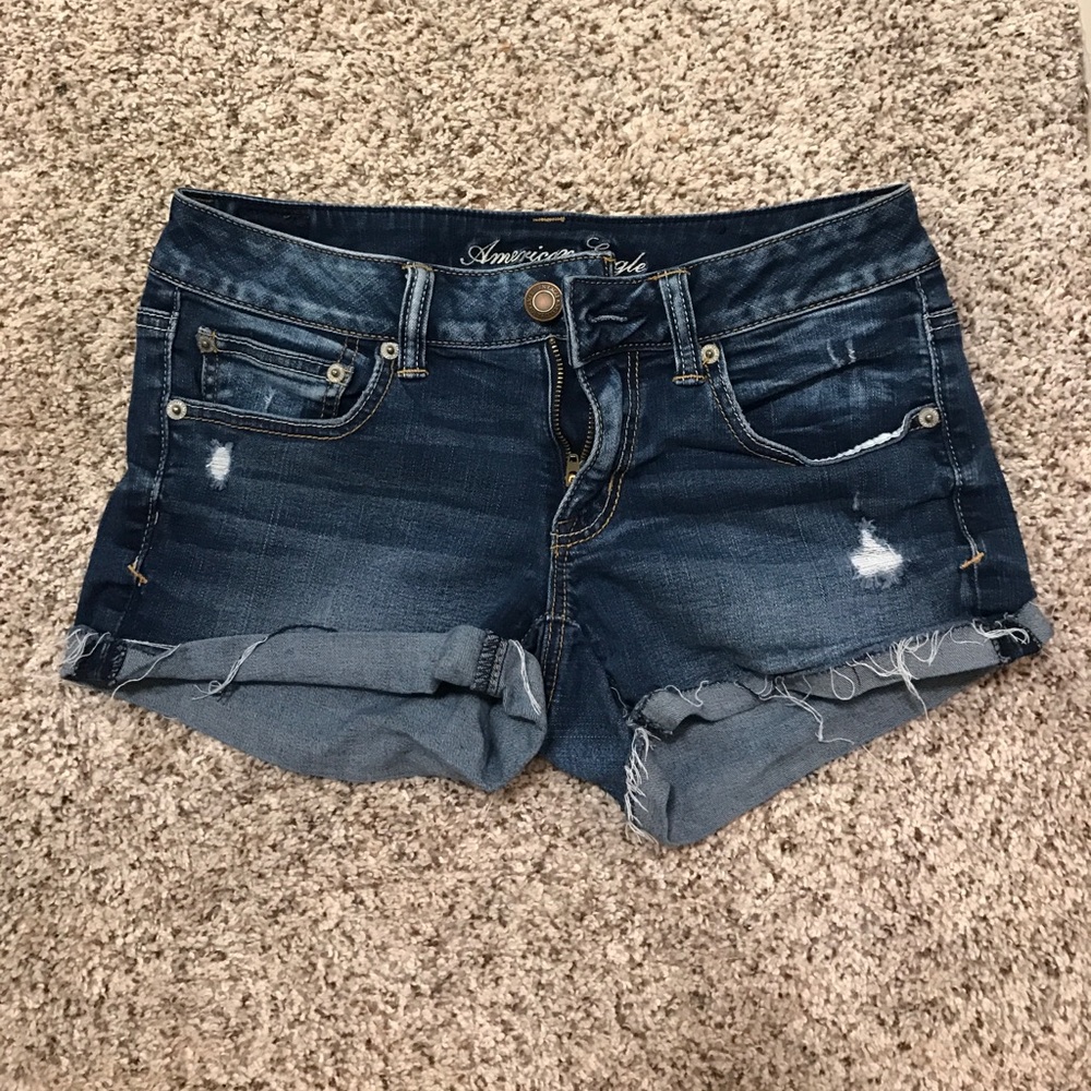 Blue jeans shorts