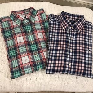 Vineyard Vines Whale Button Down Shirt LOT