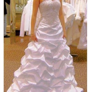 David's Bridal wedding gown