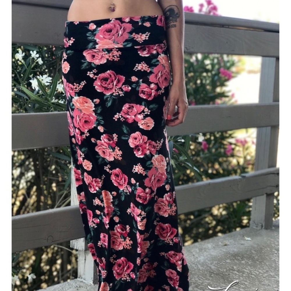Legging army maxi skirt