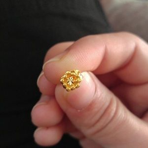 10k saudi gold earrings