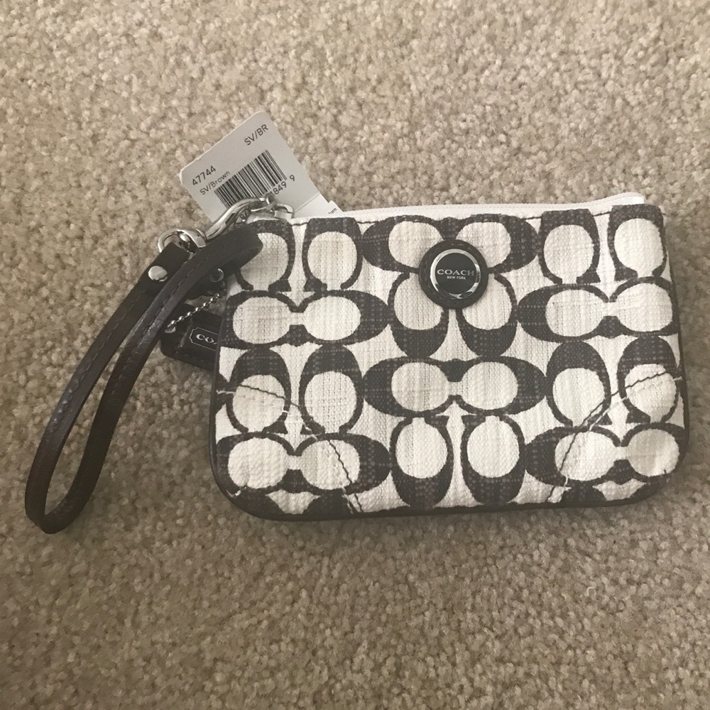 Coach special Canvas collection wristlet