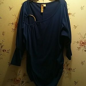 Cobalt blue blouse