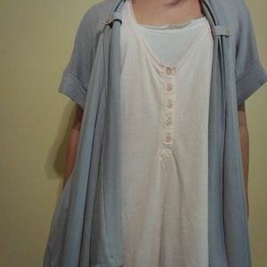 Light Weight Gray Cardigan