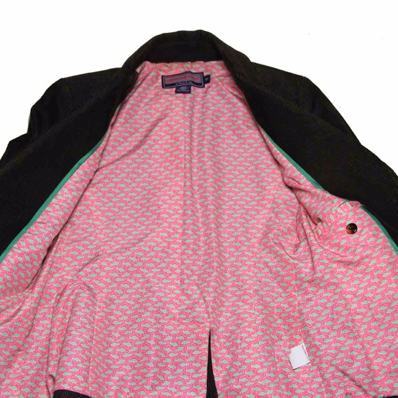 Vineyard Vines Corduroy Jacket Brown Women's XS - Picture 2 of 3