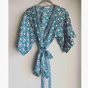 Silk wrap blouse from Pinko