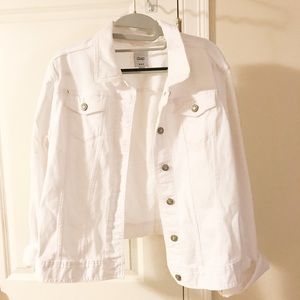 Gap White Jean Jacket