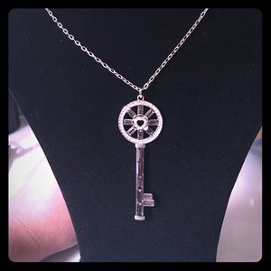 Necklace with Swarovski elements.