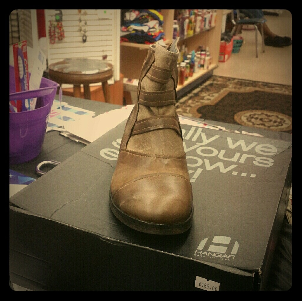 Italian made leather boot