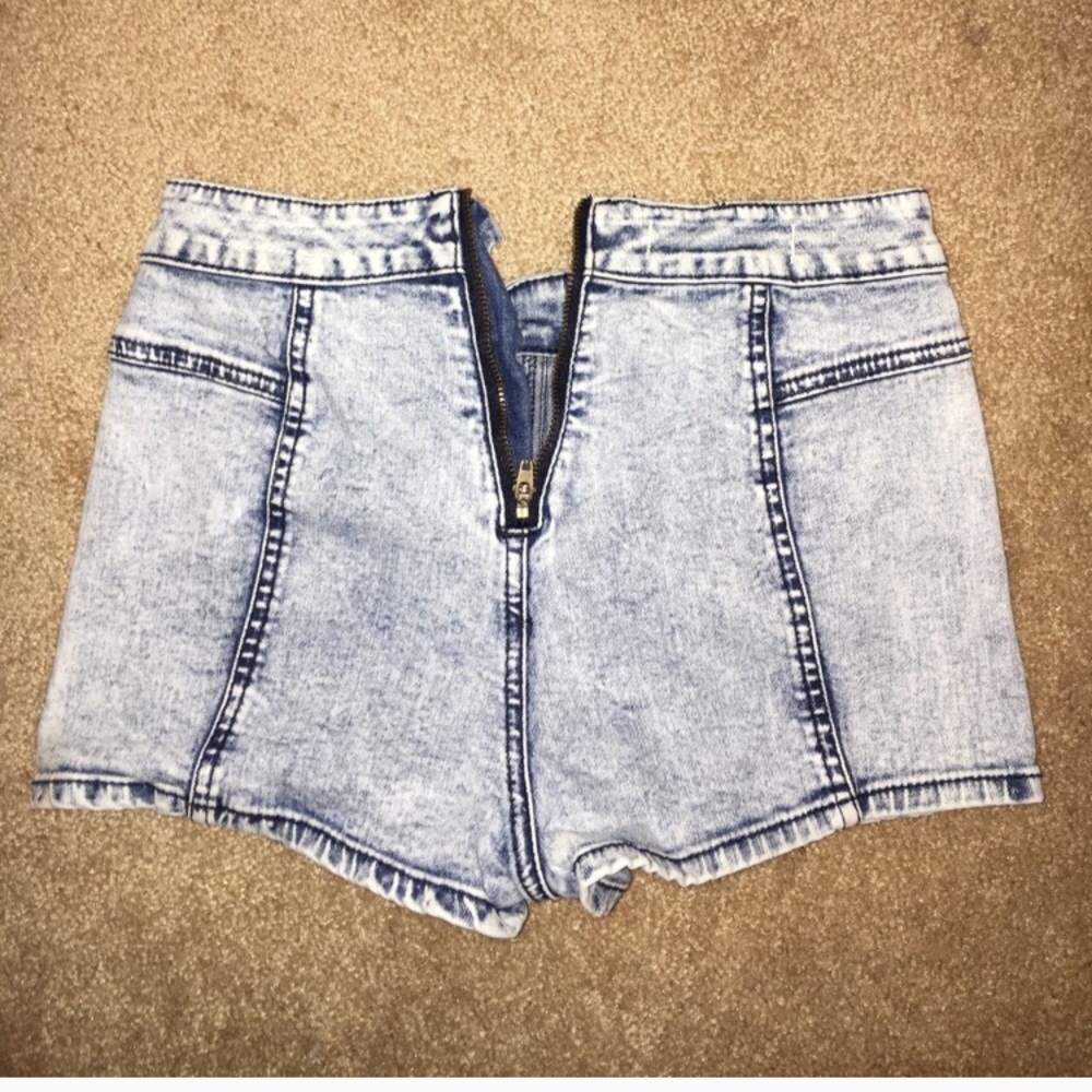 Bullhead Semi-High Waisted Denim Shorts