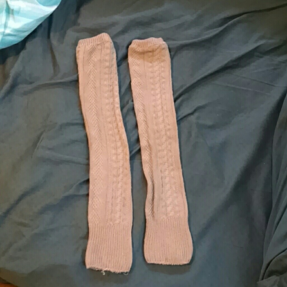 Tan leg warmers!