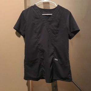 Grey scrub top