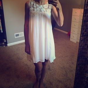 White summer dress