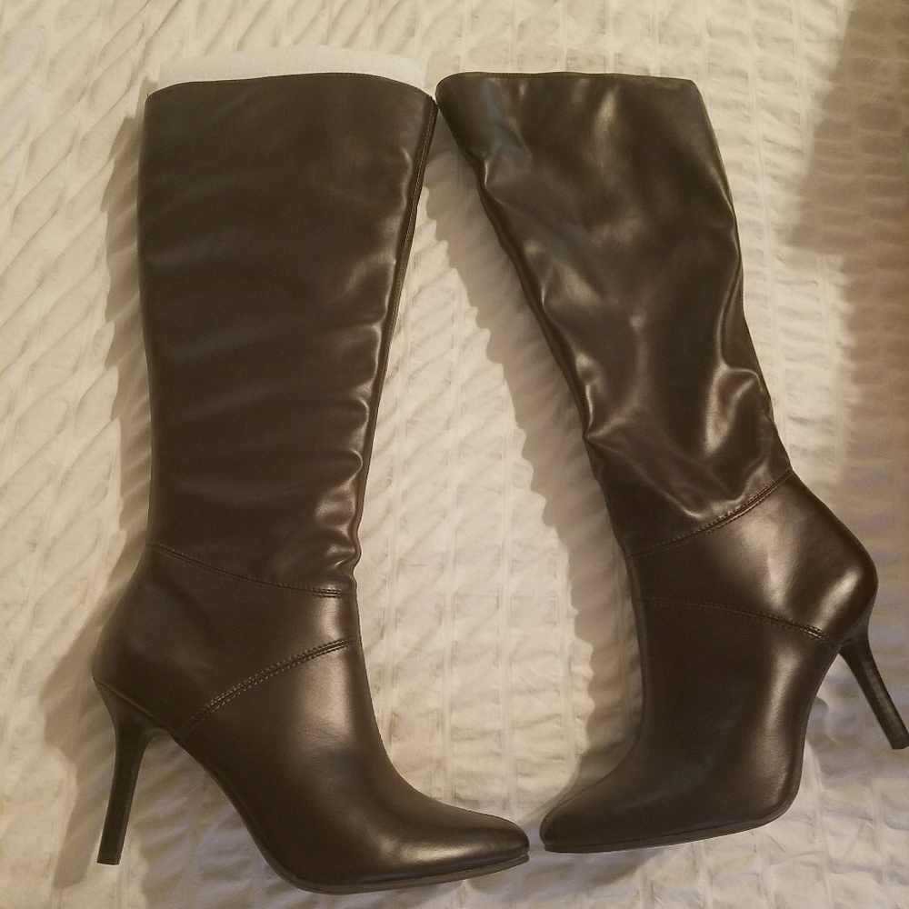 Never worn knee high boots