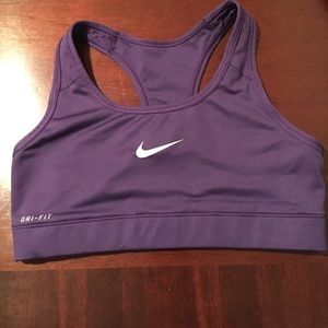 Nike dri fit sports bra