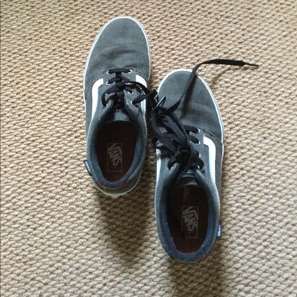 Boys Black Vans