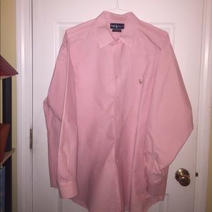 Men's Polo Button down long sleeve shirt