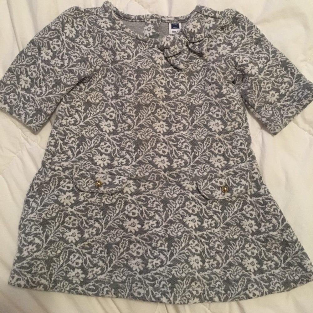 Janie and Jack Sweatshirt Dress 18-24 mo.
