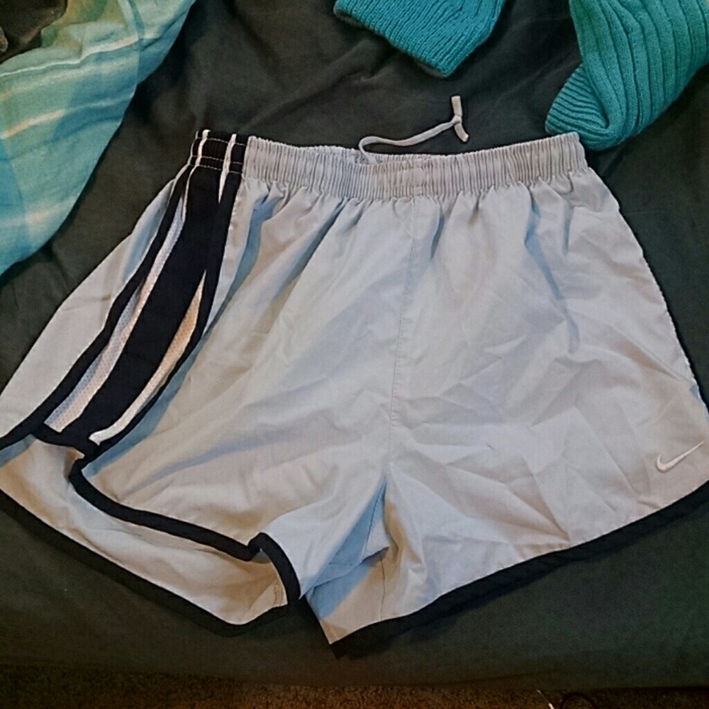 Blue dri fit NIKE running shorts!