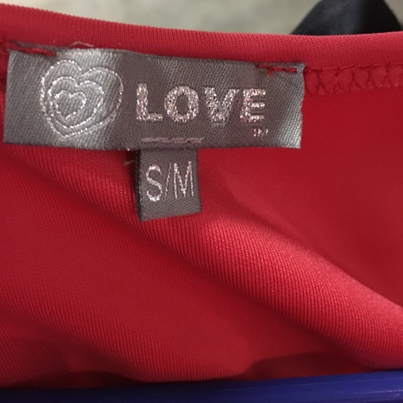 NWOT Sexy coral bodcon mini, lovely neckline, xs/s - Picture 5 of 6