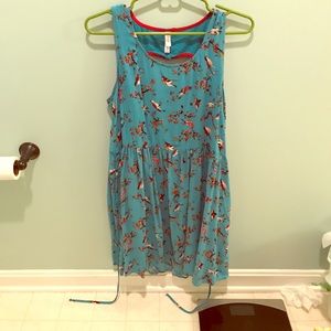 Blue dress