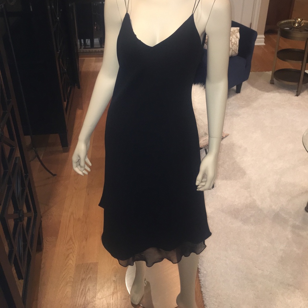 Black dress fully lined