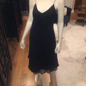 Black dress fully lined