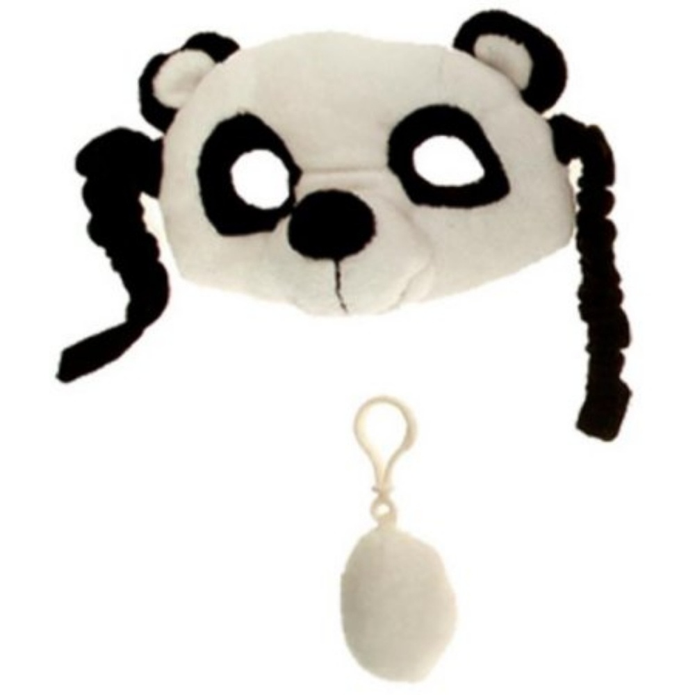 Panda Mask & Tail Set plush
