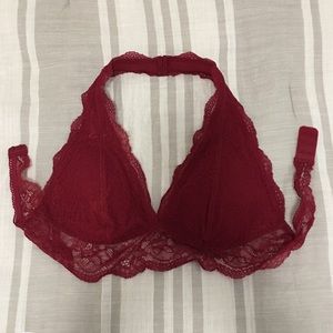 Abercrombie and Fitch red bralette