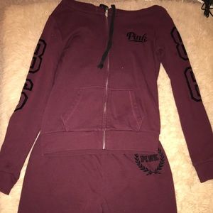 PINK. Sweater set.