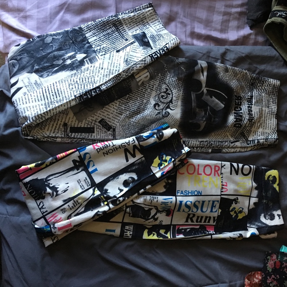Printed leggings
