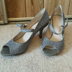 FRANCO SARTO Peeptoe Maryjane Heels